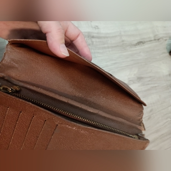 LOUIS VUITTON PORTE FOUIL BROZA MONOGRAM CANVAS Brown PVC WOMEN'S Used - Picture 11 of 13